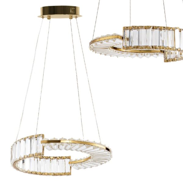 LAMPA WISZĄCA LED APP1526-CP40 GOLD