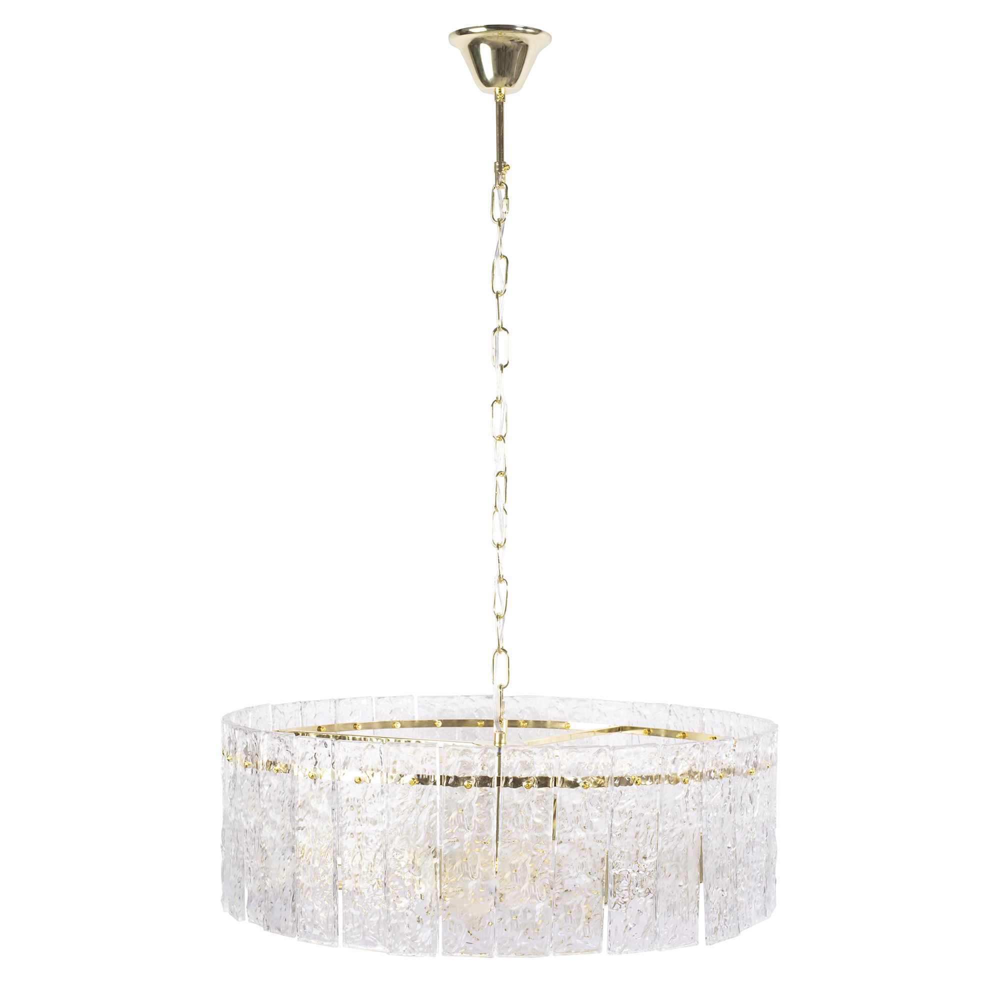 Lampa Wisząca z Kryształami APP1779-CP 60CM ZŁOTA