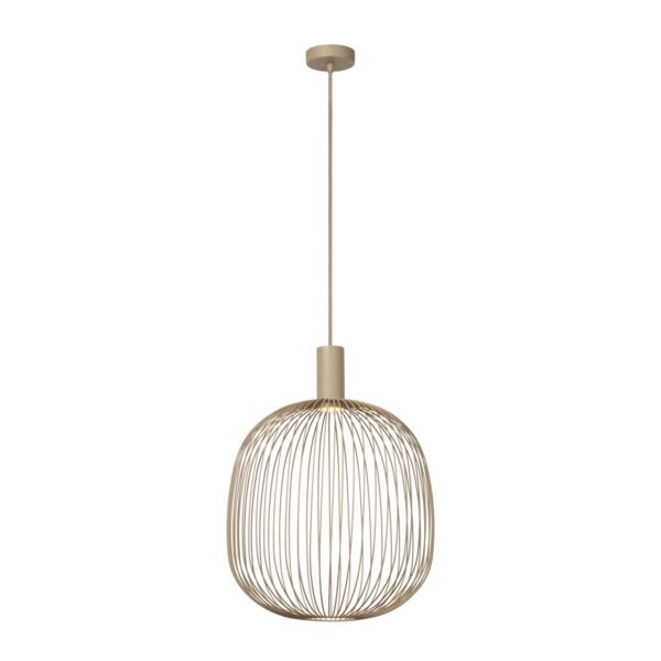 Lampa wisząca nowoczesna Lucide ESTEREL — taupe, GU10 (MR11), Ø 40 cm — 21446/40/41