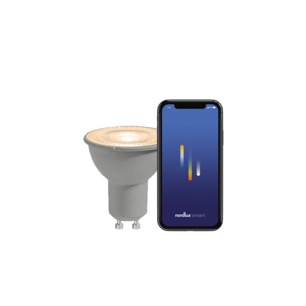 Żarówka LED Nordlux SMART GU10 Outdoor 2200-6500 K 345 lm — przezroczysta, 2170031000