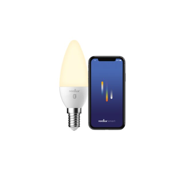 Żarówka LED Nordlux SMART E14 C35 2700 K 380 lm — biała, 2170171401