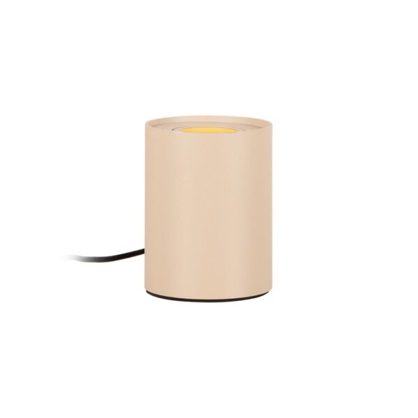 Lampa stołowa nowoczesna Lucide TUBE — beżowa, GU10, Ø 9.6 cm — 22552/05/41