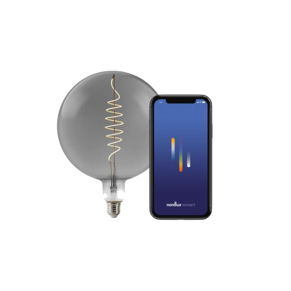Żarówka LED Nordlux SMART E27 G200 DECO 1800 K 100 lm — dymiona, 2280032747