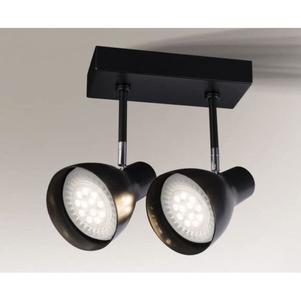 Reflektor sufitowy Antigo MIMA – czarny – 2256
