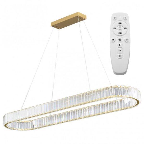 LAMPA WISZĄCA LED APP1508-CP BRUSH GOLD