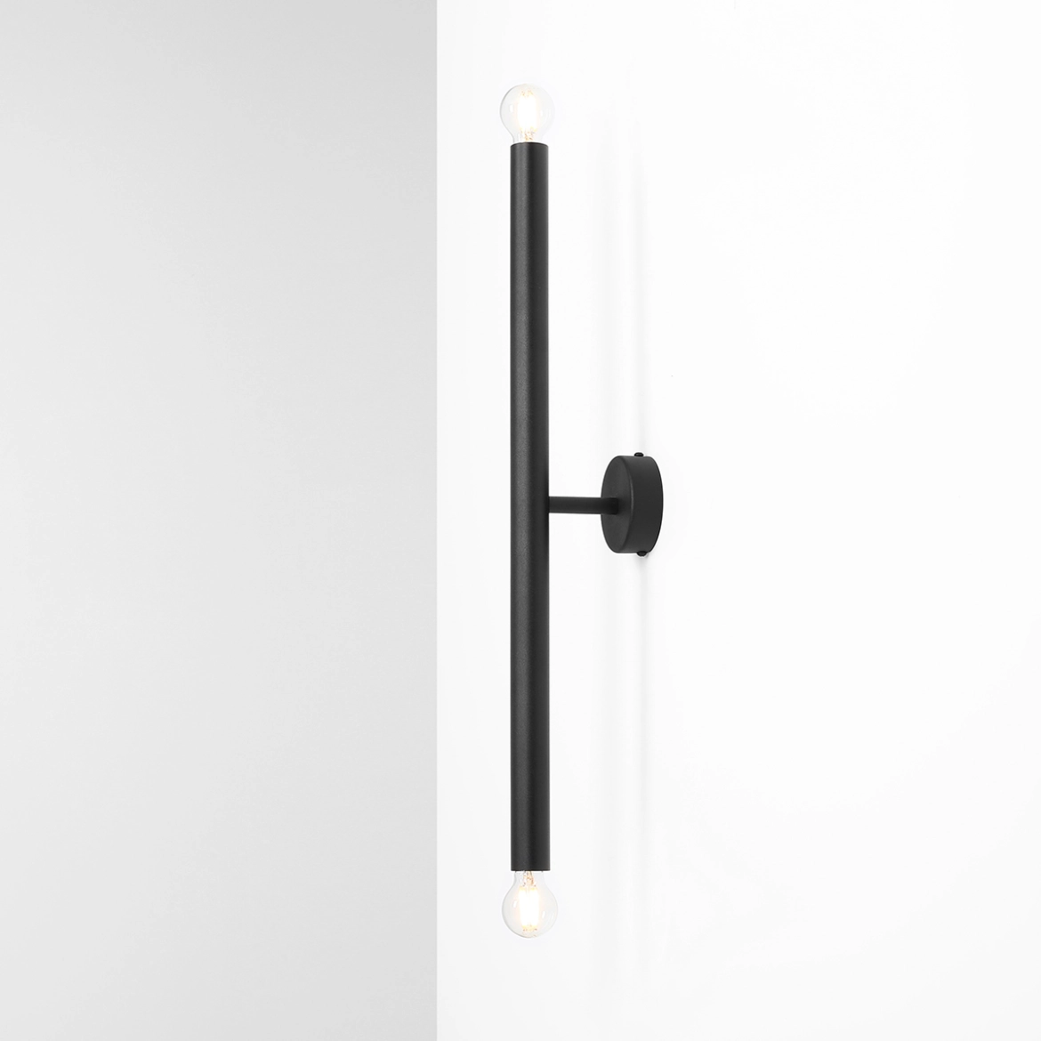 Kinkiet minimalistyczny Aldex TUBO 2 S 1072D1_S czarny 2×E14 - obrazek 4