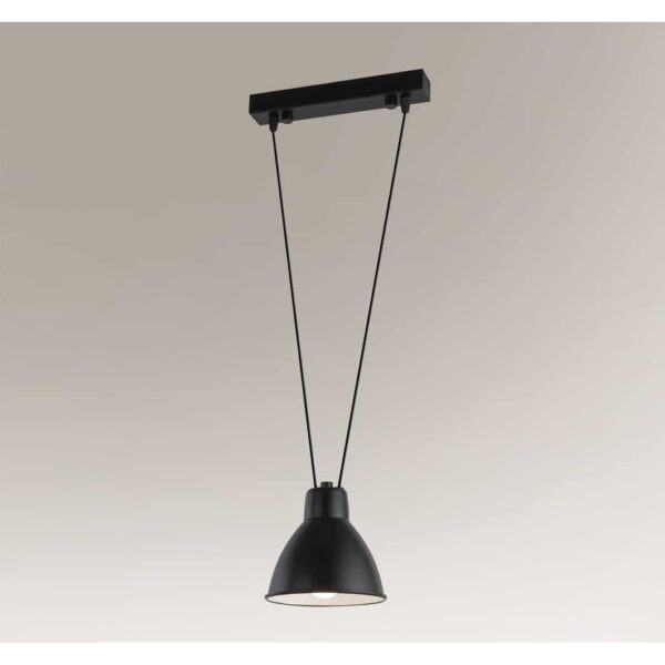 Lampa wisząca Antigo MASAMI – czarna, E27 – 7948
