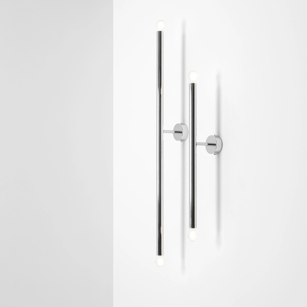 Kinkiet minimalistyczny Aldex TUBO 2 L 1072D4_L chromowany 2×E14 - obrazek 3