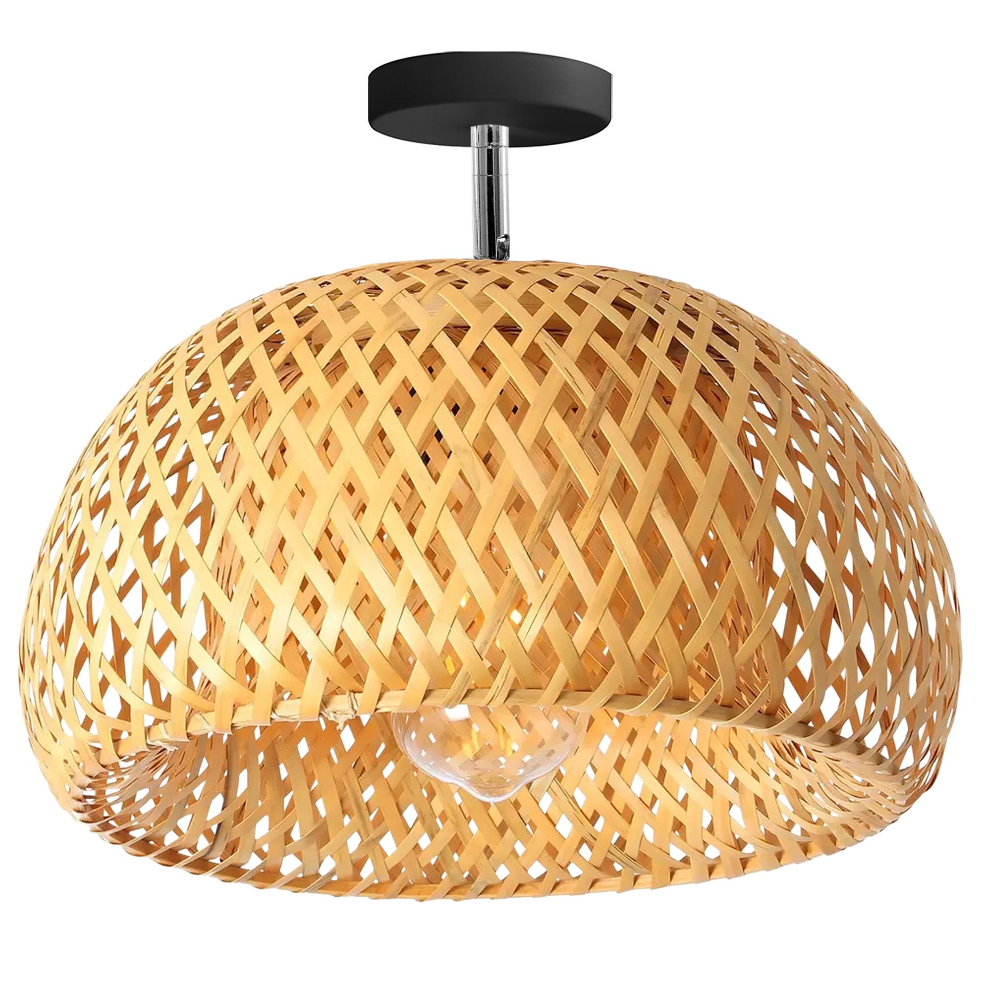 LAMPA WISZĄCA BAMBUSOWA APP1638-1CP