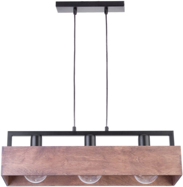 Lampa wisząca loftowa DAKOTA 3 BRĄZ, 3 × E27 – Sigma Lighting 31746