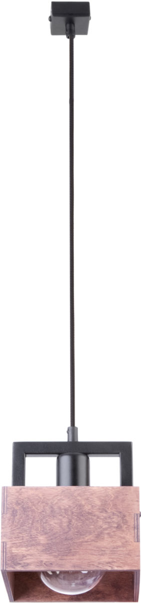 Lampa wisząca loftowa DAKOTA 1 BRĄZ, 1 × E27 – Sigma Lighting 31750