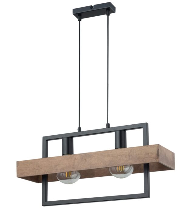 Lampa wisząca w stylu boho ROBIN 2, 2 × E27 – Sigma Lighting 32216