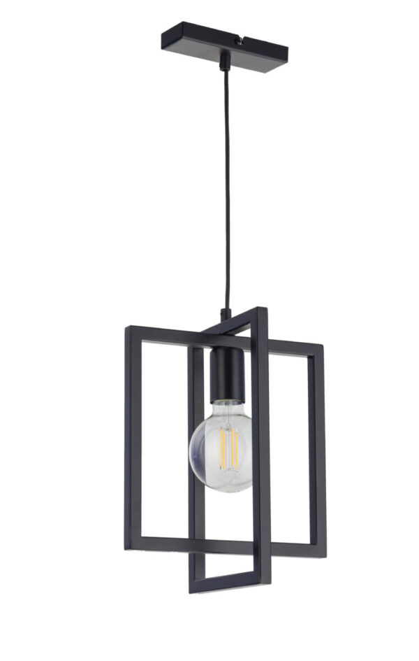 Lampa wisząca industrialna EDEN 1 czarny, 1 × E27 – Sigma Lighting 32231