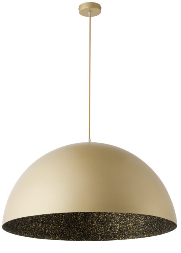 Lampa wisząca w stylu glamour SFERA 35 złoty/czarny nakrapiany, 1 × E27 – Sigma Lighting 32296