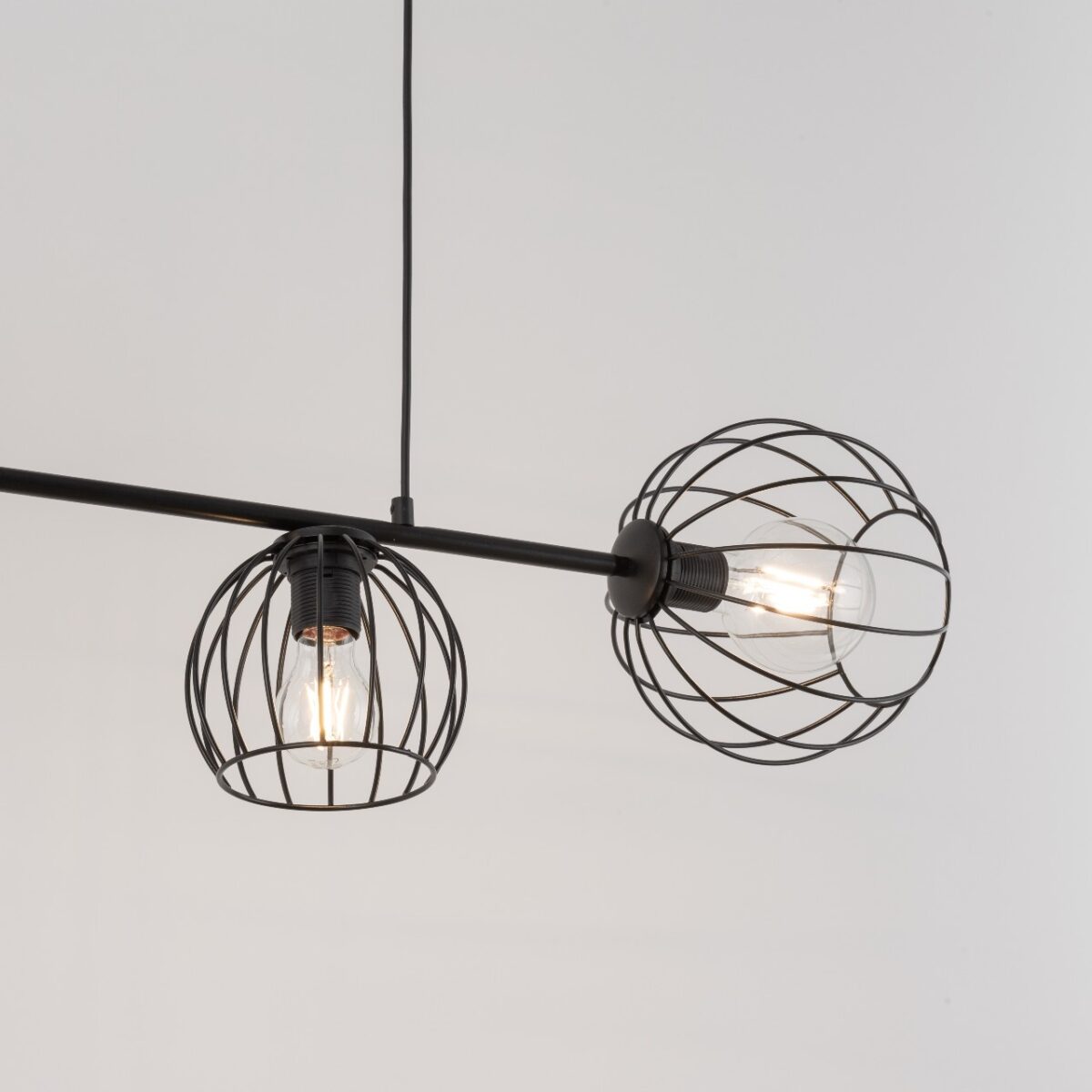 Lampa wisząca w stylu modern classic MADAM 3 czarny, 3 × E27 – Sigma Lighting 32370 - obrazek 4