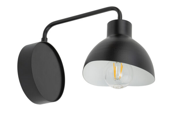 Kinkiet skandynawski HOLI czarny biały, 1 × E27 – Sigma Lighting 32453