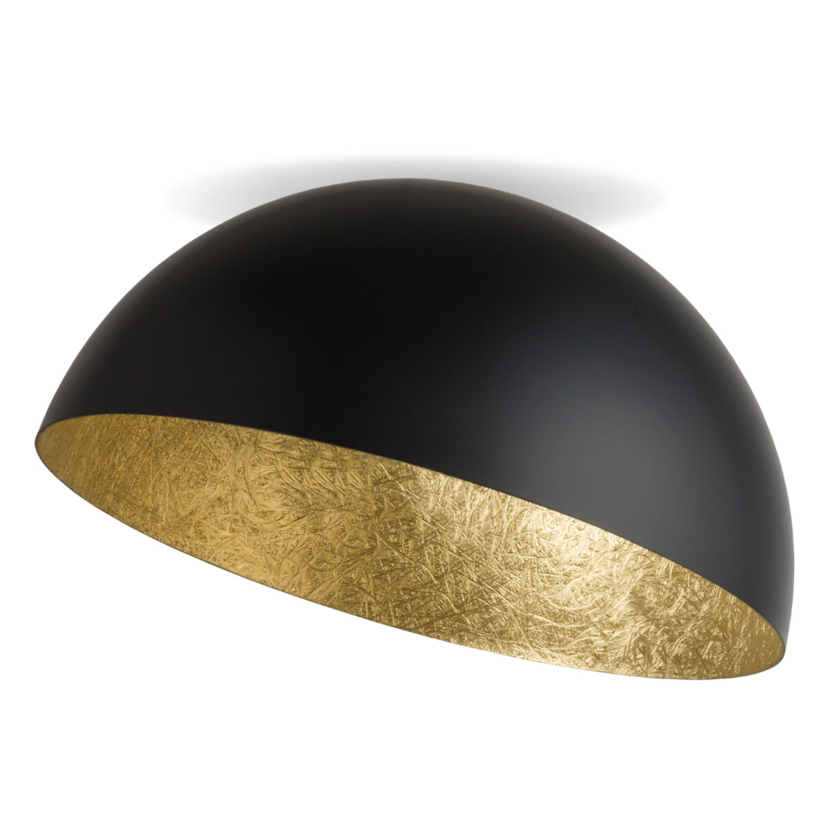 Plafon w stylu glamour SFERA 35 czarny/złoty, 1 × E27 – Sigma Lighting 32474
