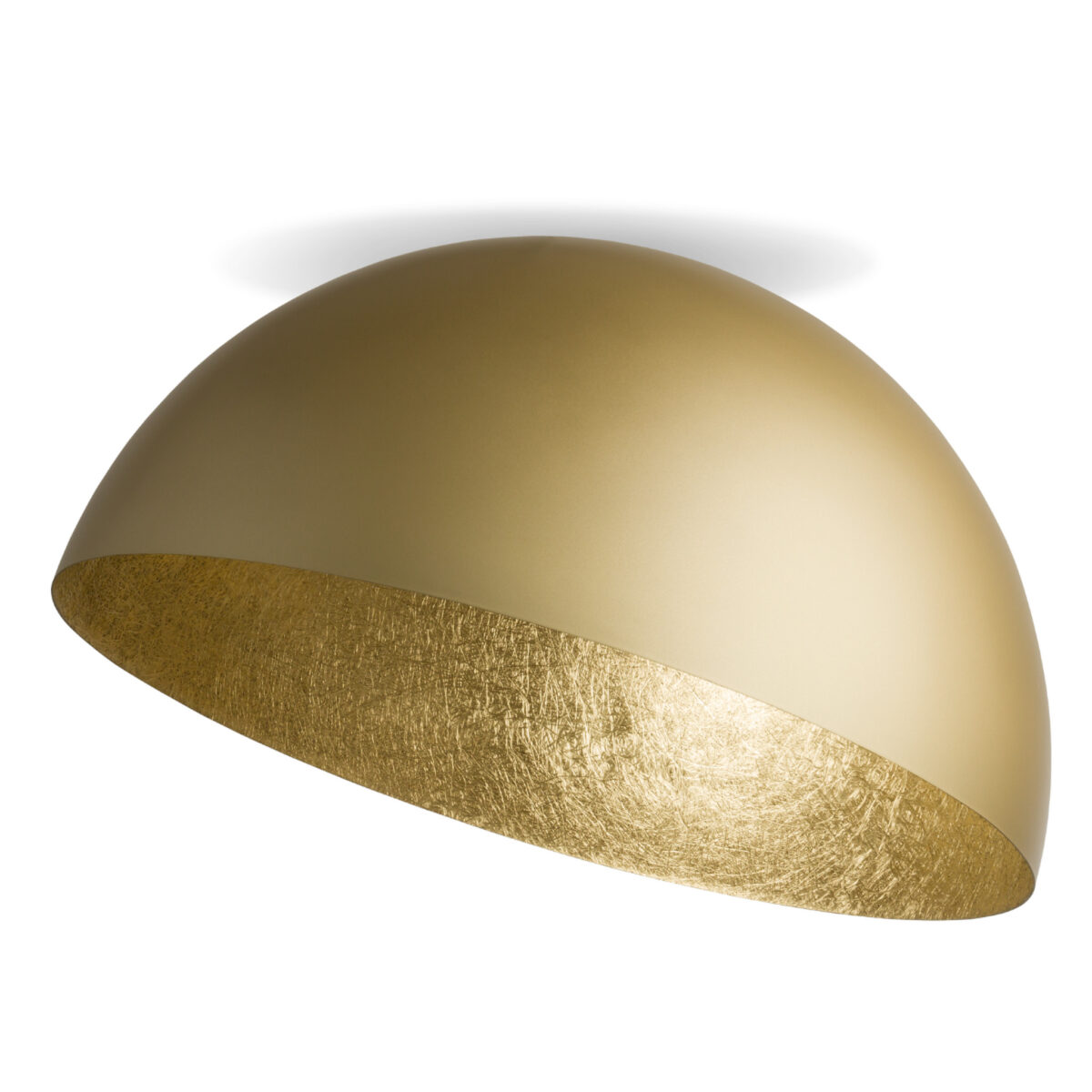 Plafon w stylu glamour SFERA 90 złoty, 1 × E27 – Sigma Lighting 32475