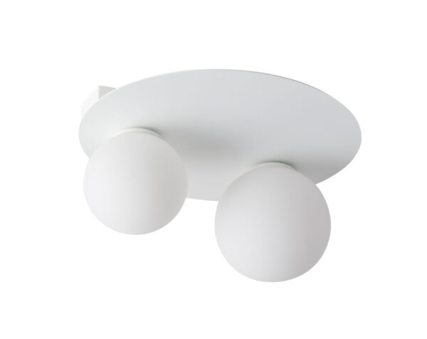 Plafon nowoczesny ARGON 2 koło biały, 2 × G9 – Sigma Lighting 33265