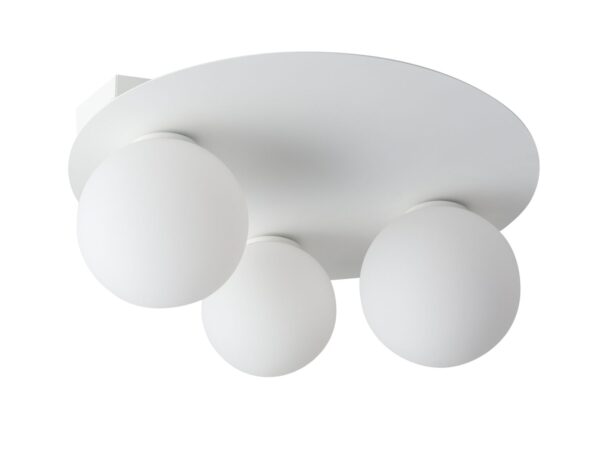 Plafon nowoczesny ARGON 3 koło biały, 3 × G9 – Sigma Lighting 33269