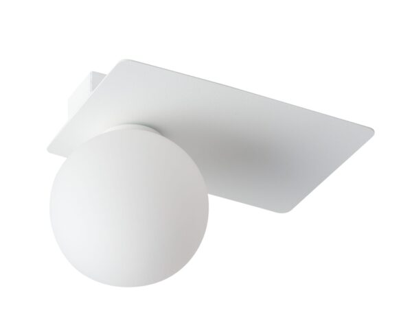 Plafon nowoczesny ARGON 1 prostokąt biały, 1 × G9 – Sigma Lighting 33272