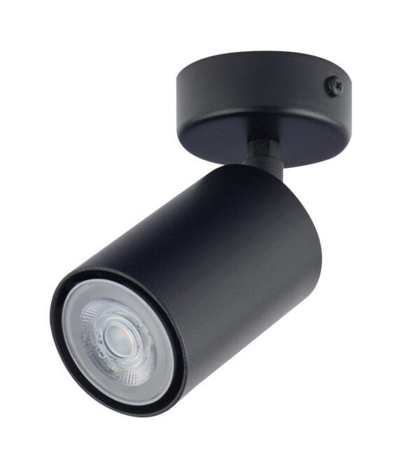 Spot sufitowy minimalistyczny ZOOM 1 czarny /spot, 1 × GU10 – Sigma Lighting 33309