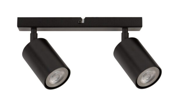 Spot sufitowy minimalistyczny ZOOM 2 czarny /spot, 2 × GU10 – Sigma Lighting 33310
