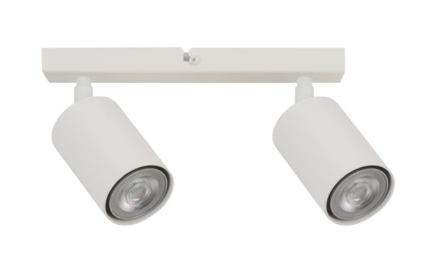 Spot sufitowy minimalistyczny ZOOM 2 biały /spot, 2 × GU10 – Sigma Lighting 33315