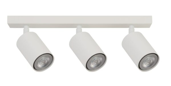 Spot sufitowy minimalistyczny ZOOM 3 biały /spot, 3 × GU10 – Sigma Lighting 33316