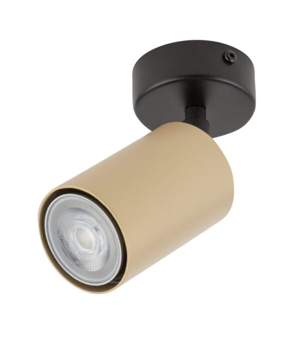 Spot sufitowy minimalistyczny ZOOM 1 czarny/złoty /spot, 1 × GU10 – Sigma Lighting 33319