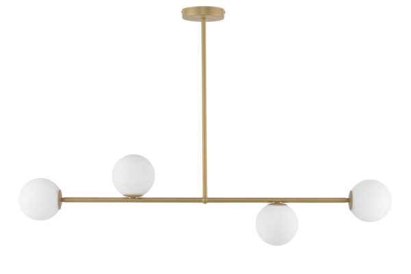 Lampa wisząca klasyczna GAMA 4 złoty beż, 4 × G9 – Sigma Lighting 33333