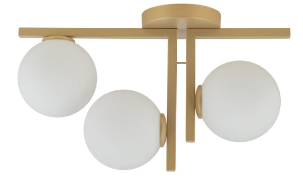 Plafon nowoczesny ANDY 3 złoty beż, 3 × G9 – Sigma Lighting 33338