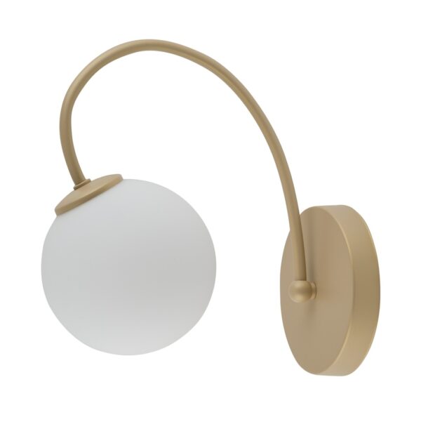 Kinkiet w stylu modern classic VELVET złoty beż, 1 × G9 – Sigma Lighting 33358