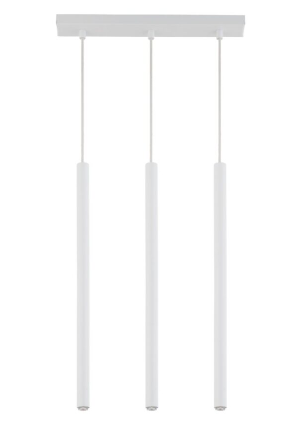 Lampa wisząca minimalistyczna SOPEL 3 prosty biały, 3 × G9 – Sigma Lighting 33402