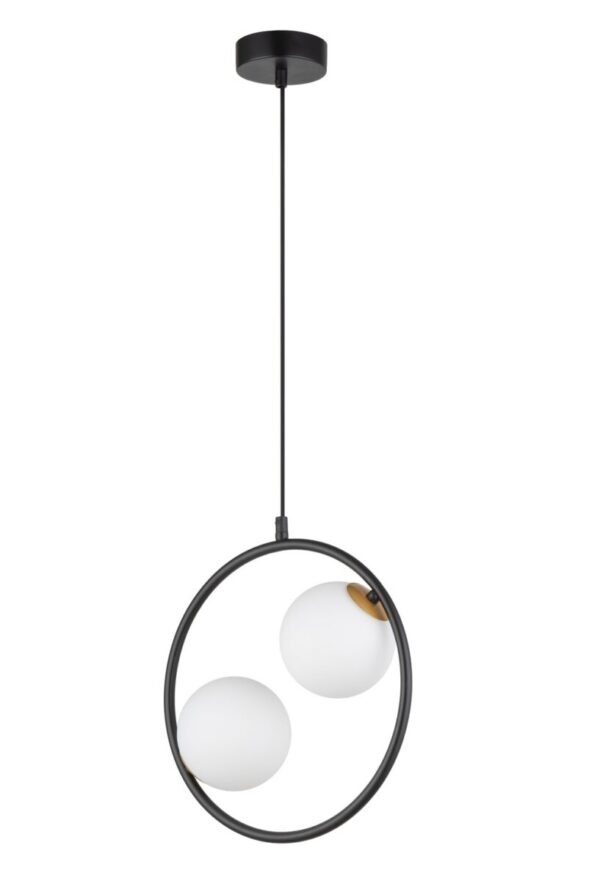 Lampa wisząca nowoczesna AQUA 2 czarny, 2 × G9 – Sigma Lighting 33410