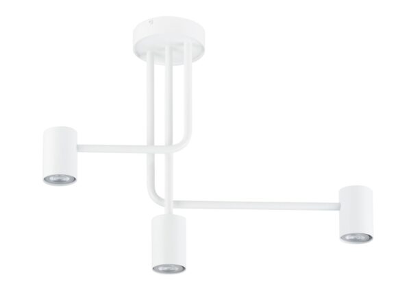 Plafon minimalistyczny LUIS 3 biały, 3 × GU10 – Sigma Lighting 33421