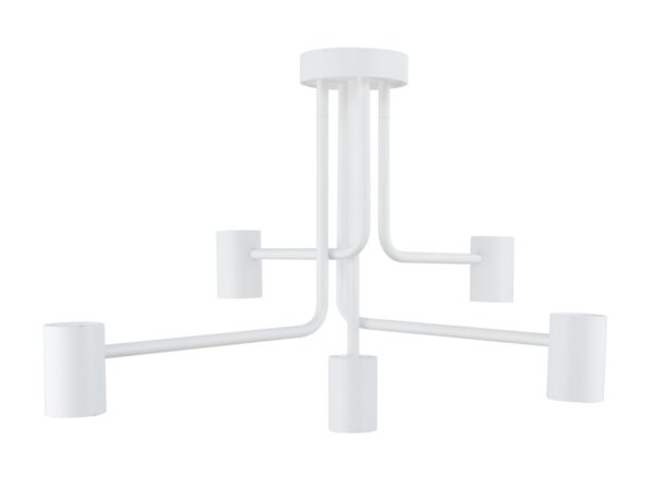 Plafon minimalistyczny LUIS 5 biały, 5 × GU10 – Sigma Lighting 33423