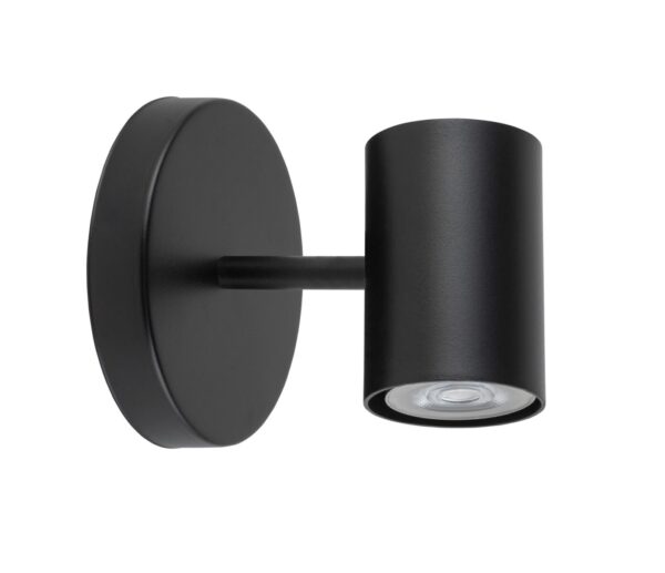 Kinkiet minimalistyczny LUIS czarny, 1 × GU10 – Sigma Lighting 33426