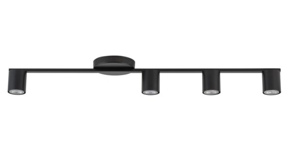 Spot sufitowy minimalistyczny SKY 4 czarny /spot, 4 × GU10 – Sigma Lighting 33436