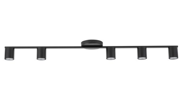 Spot sufitowy minimalistyczny SKY 5 czarny /spot, 5 × GU10 – Sigma Lighting 33439