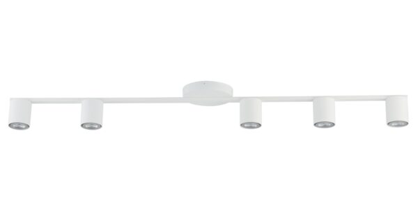 Spot sufitowy minimalistyczny SKY 5 biały /spot, 5 × GU10 – Sigma Lighting 33440