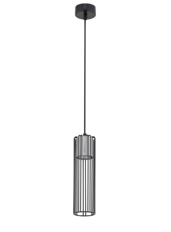 Lampa wisząca loftowa FOBIA 1 czarny/srebrny, 1 × GU10 – Sigma Lighting 33448