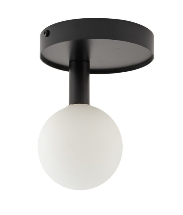 Plafon w stylu modern classic PERLA 1 czarny, 1 × G9 – Sigma Lighting 33483