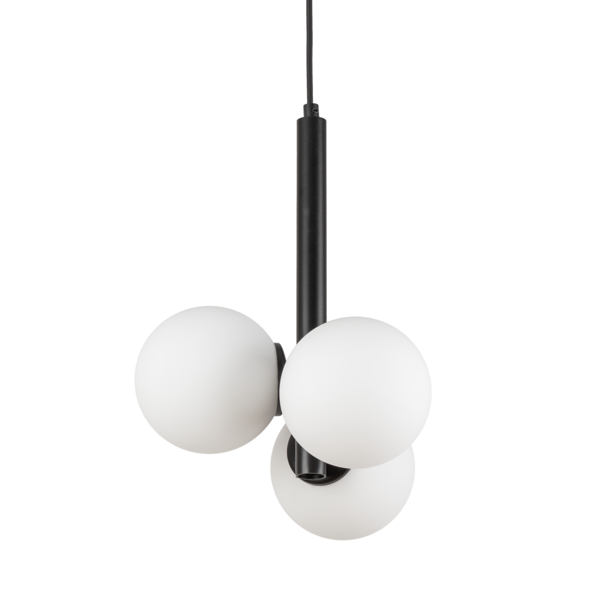 Lampa wisząca w stylu modern classic PERLA 3 czarny, 3 × G9 – Sigma Lighting 33486 - obrazek 2