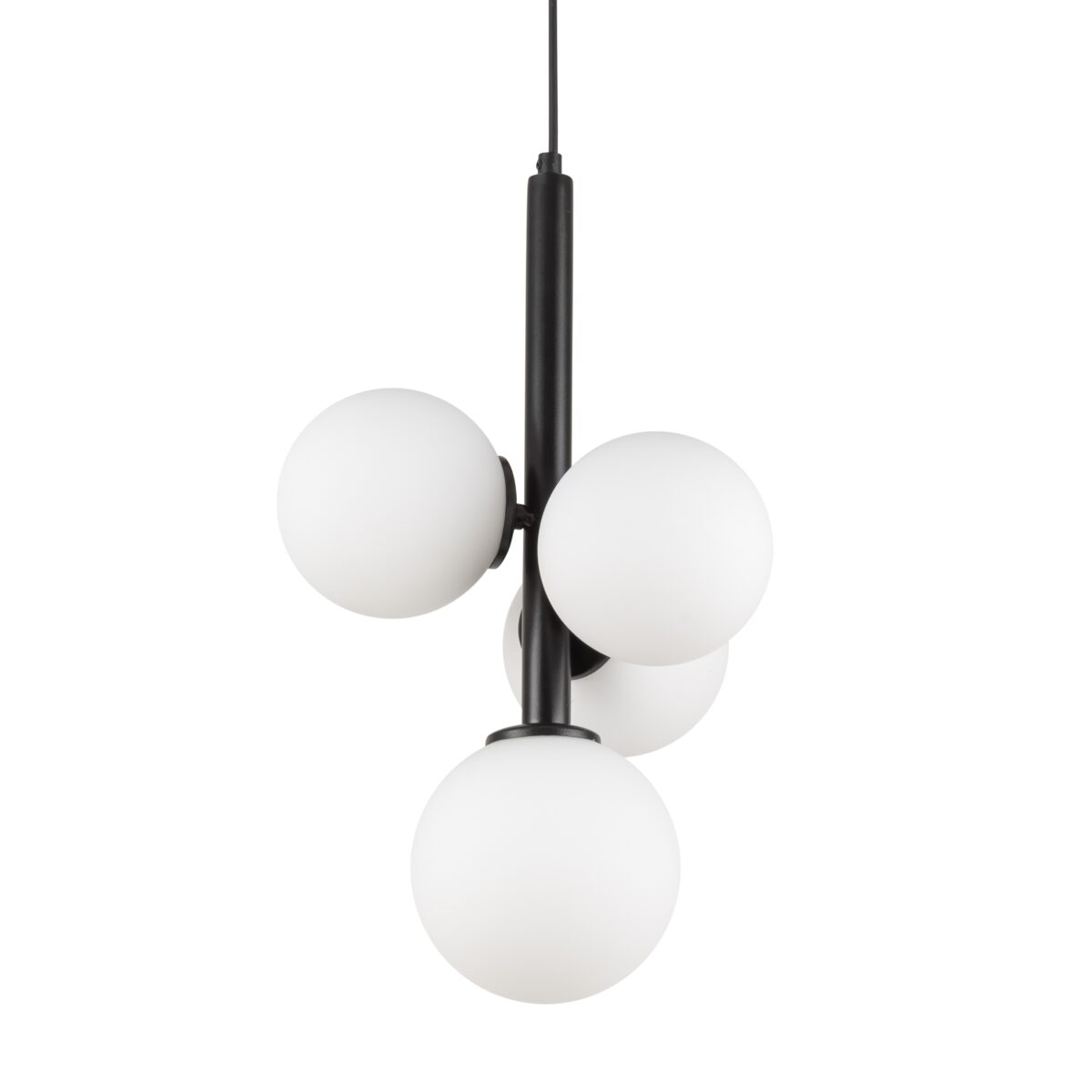 Lampa wisząca w stylu modern classic PERLA 4 czarny, 4 × G9 – Sigma Lighting 33487 - obrazek 2