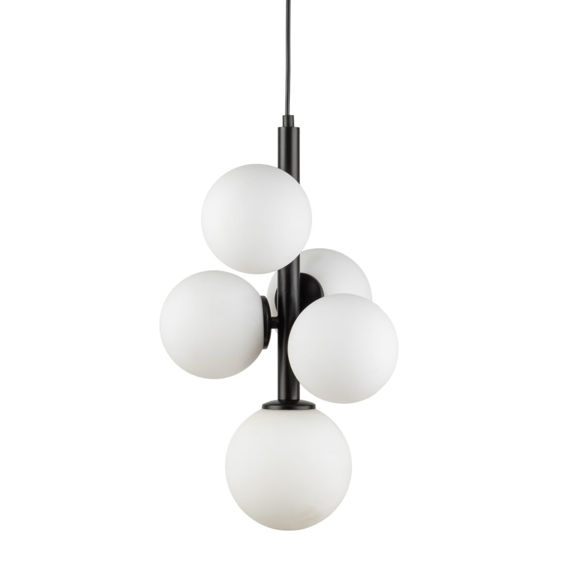 Lampa wisząca w stylu modern classic PERLA 5 czarny, 5 × G9 – Sigma Lighting 33488 - obrazek 2