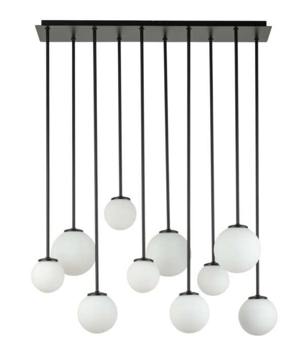 Plafon nowoczesny TULIA 10 długi biały, 10 × G9 – Sigma Lighting 33491
