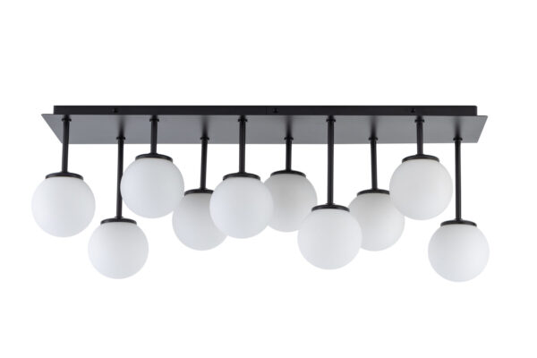Plafon nowoczesny TULIA 10 krótki biały, 10 × G9 – Sigma Lighting 33493