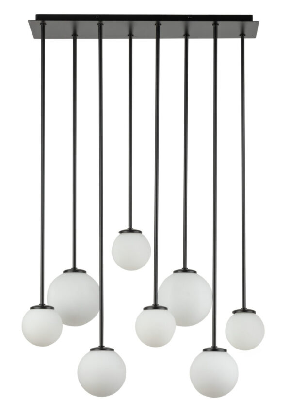 Plafon nowoczesny TULIA 8 długi biały, 8 × G9 – Sigma Lighting 33495
