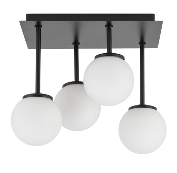 Plafon nowoczesny TULIA 4 krótki biały, 4 × G9 – Sigma Lighting 33505